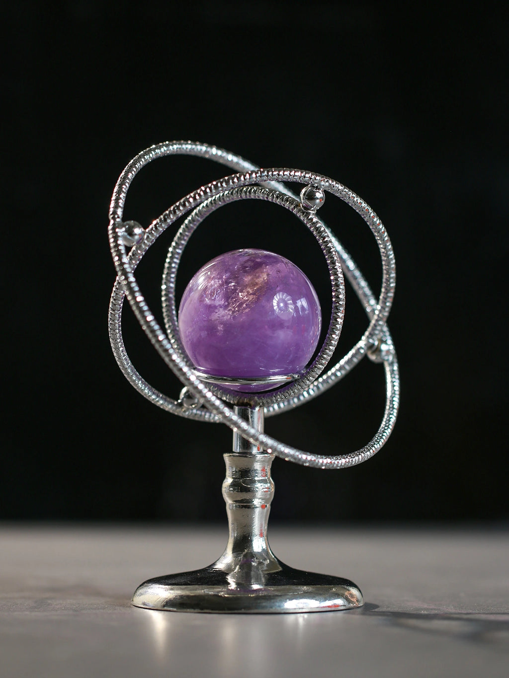 Planet Halo Crystal Ball Holder: Divination Tool, Home Decor,meditation ornament, crystal gift