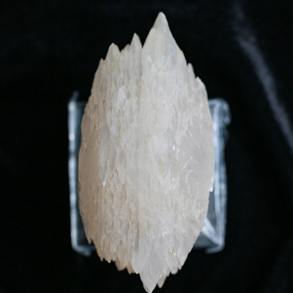 Fish scale calcite, new find mineral, unique shape. Fluorescent beauty, Gift base