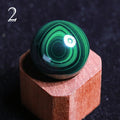AA Grade Malachite Sphere Natural: Healing Crystal Decor, Heart Chakra,Anahata