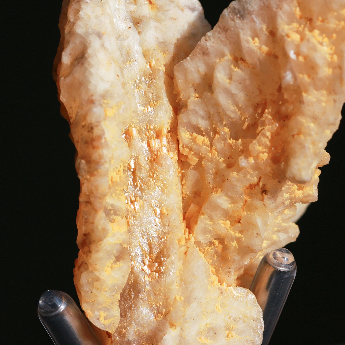 Arrow shaped yellow calcite | cross shaped | collectible | mineral specimen | 100% raw stone | free base