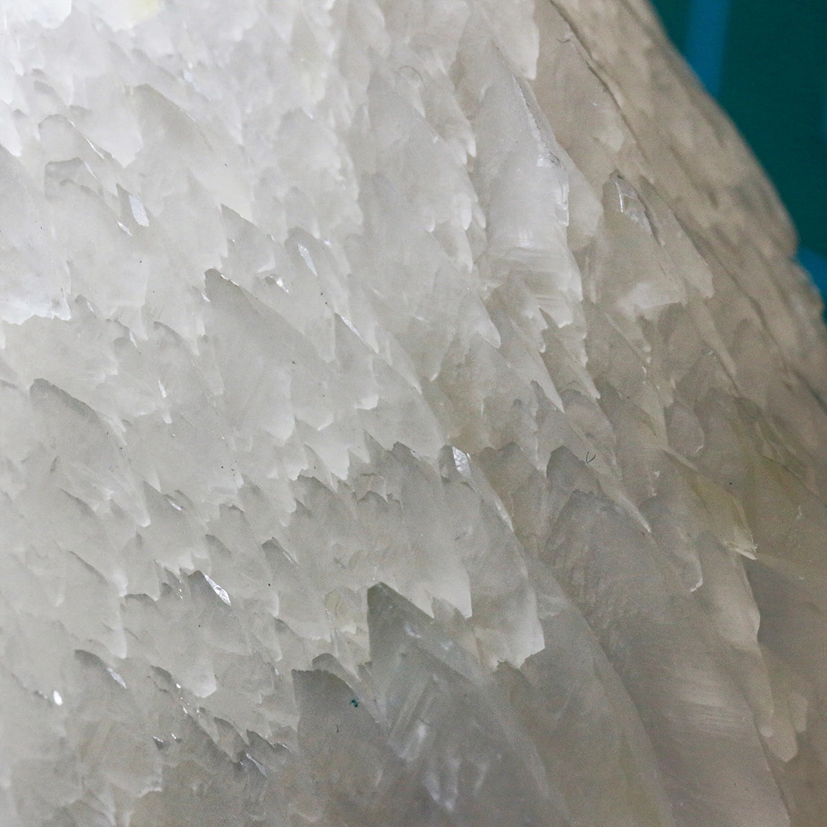 Fish scale calcite, new find mineral, unique shape. Fluorescent beauty, Gift base