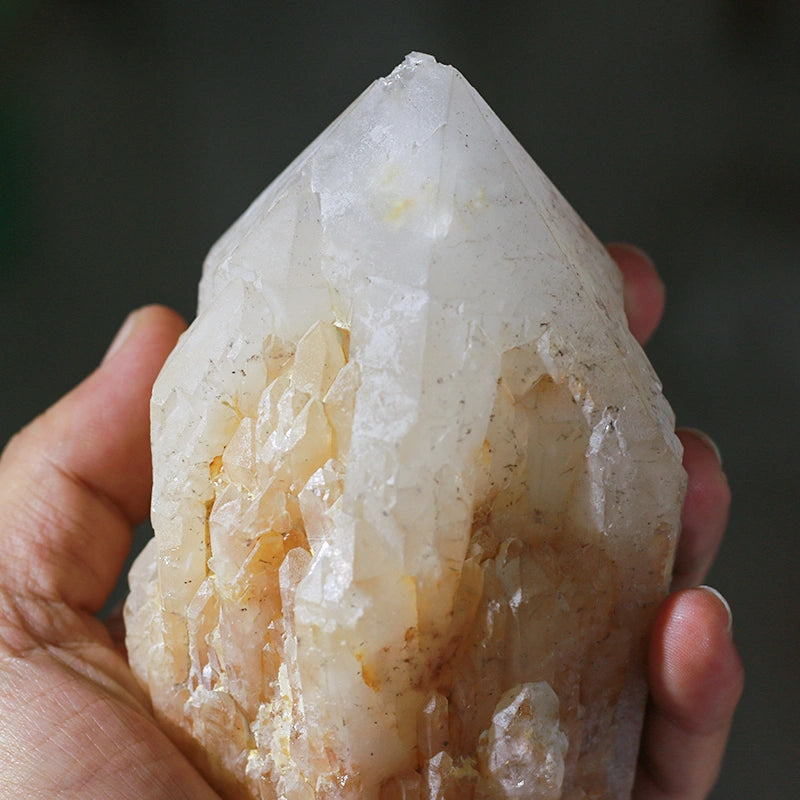 Castle quartz | Pineapple Crystal | Palm Stone| Natural Healing Crystal | Friends Gifts