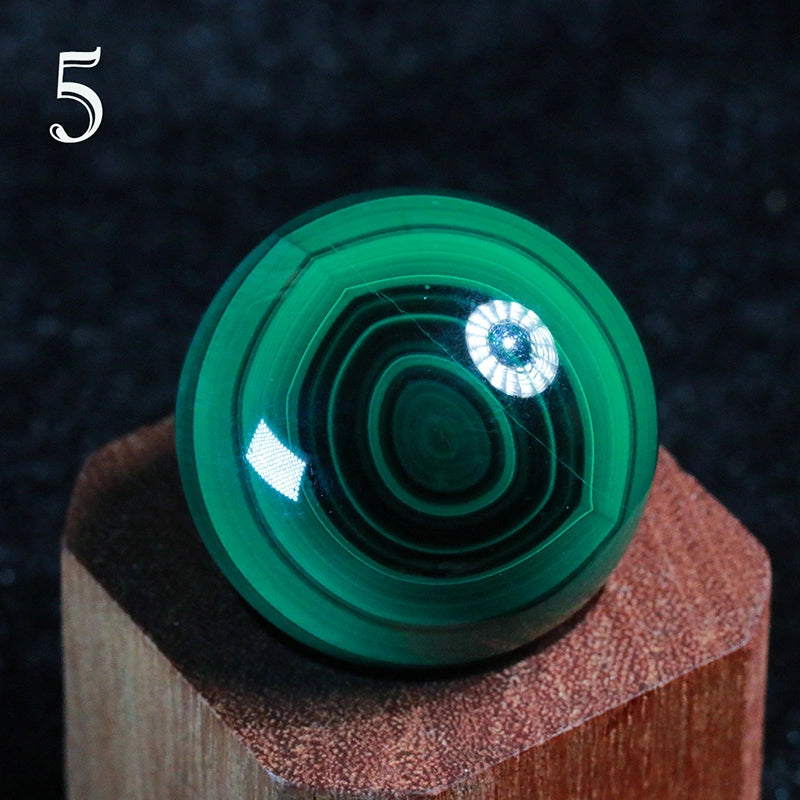 Malachite Sphere AA Grade Natural : Healing Crystal Decor, Heart Chakra,Anahata
