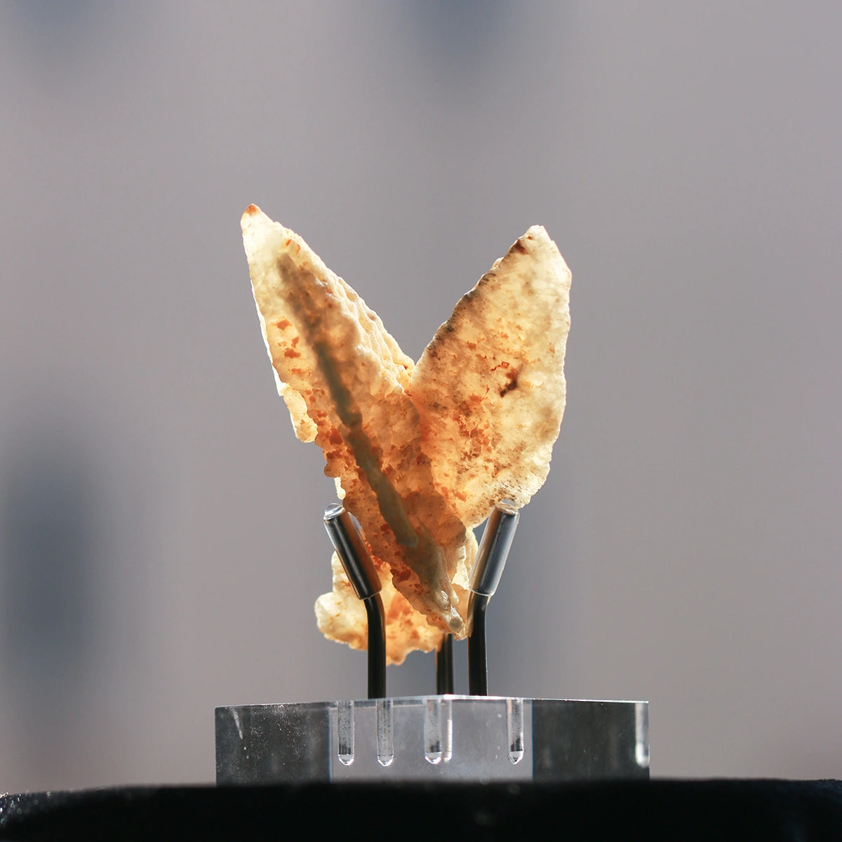 Arrow shaped yellow calcite | cross shaped | collectible | mineral specimen | 100% raw stone | free base