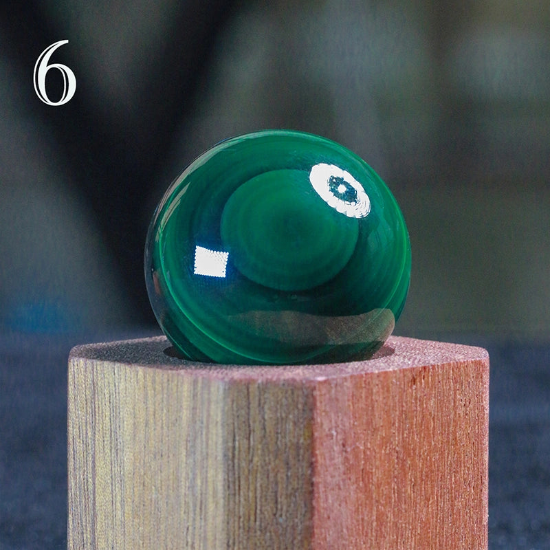 Malachite Sphere AA Grade Natural : Healing Crystal Decor, Heart Chakra,Anahata