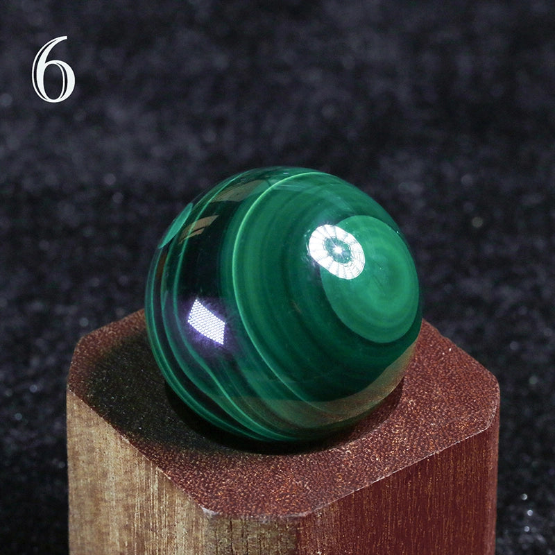 Malachite Sphere AA Grade Natural : Healing Crystal Decor, Heart Chakra,Anahata