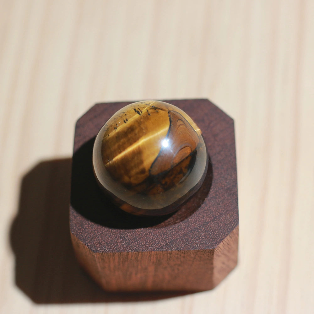 Red Tiger's Eye Sphere / Crystal Carving / Crystal Ball / Healing Reiki Crystal Gift Home Decor | Solar Plexus Chakra | Manipura