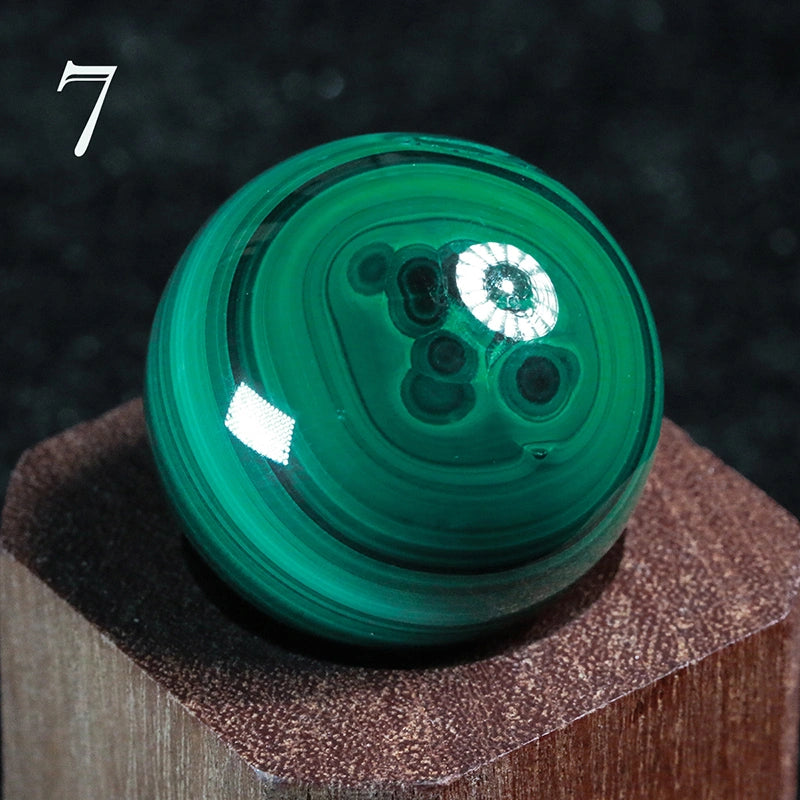 AA Grade Malachite Sphere Natural: Healing Crystal Decor, Heart Chakra,Anahata