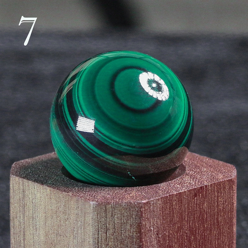AA Grade Malachite Sphere Natural: Healing Crystal Decor, Heart Chakra,Anahata
