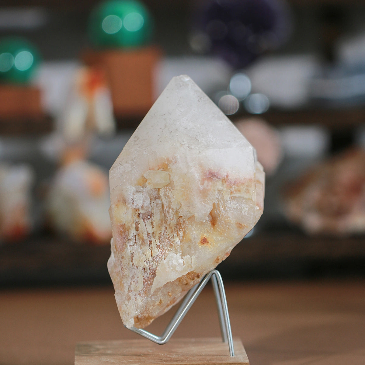 Castle quartz | Pineapple Crystal | Palm Stone| Natural Healing Crystal | Friends Gifts