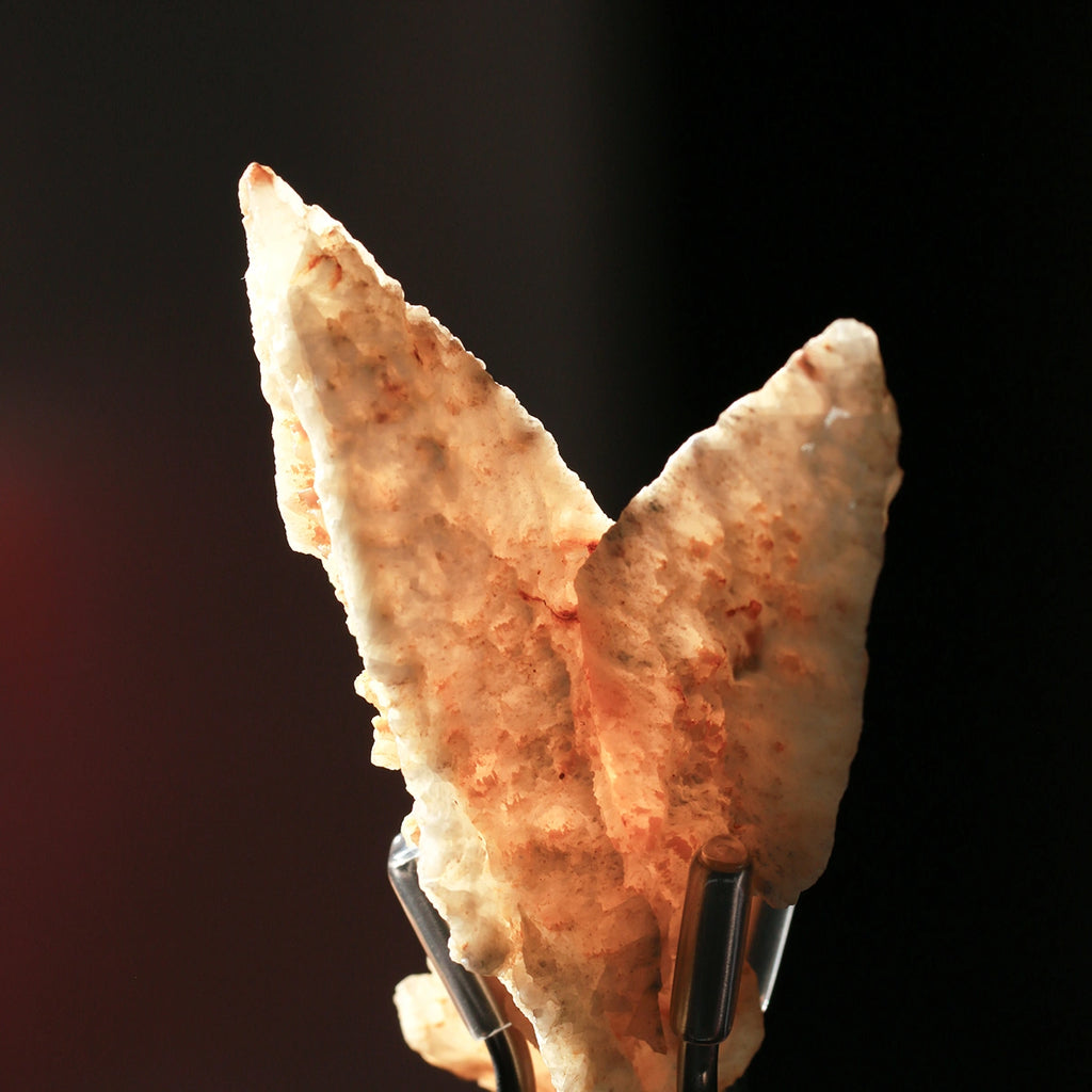 Arrow shaped yellow calcite | cross shaped | collectible | mineral specimen | 100% raw stone | free base