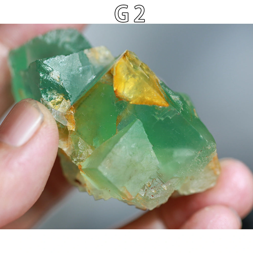 G2-Fluorite, apple green,raw stone, mineral specimen, collection, UV Reactive, Chakra