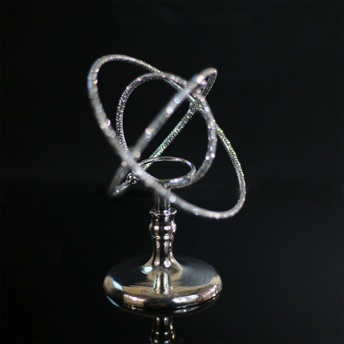 Planet Halo Crystal Ball Holder: Divination Tool, Home Decor,meditation ornament, crystal gift