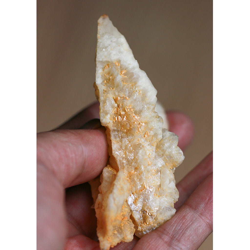 Arrow shaped yellow calcite | cross shaped | collectible | mineral specimen | 100% raw stone | free base
