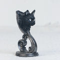Crystal Ball Stand | Black Cat Holders | quartz base | healing | decorative ornaments