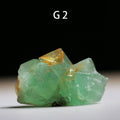 G2-Fluorite, apple green,raw stone, mineral specimen, collection, UV Reactive, Chakra