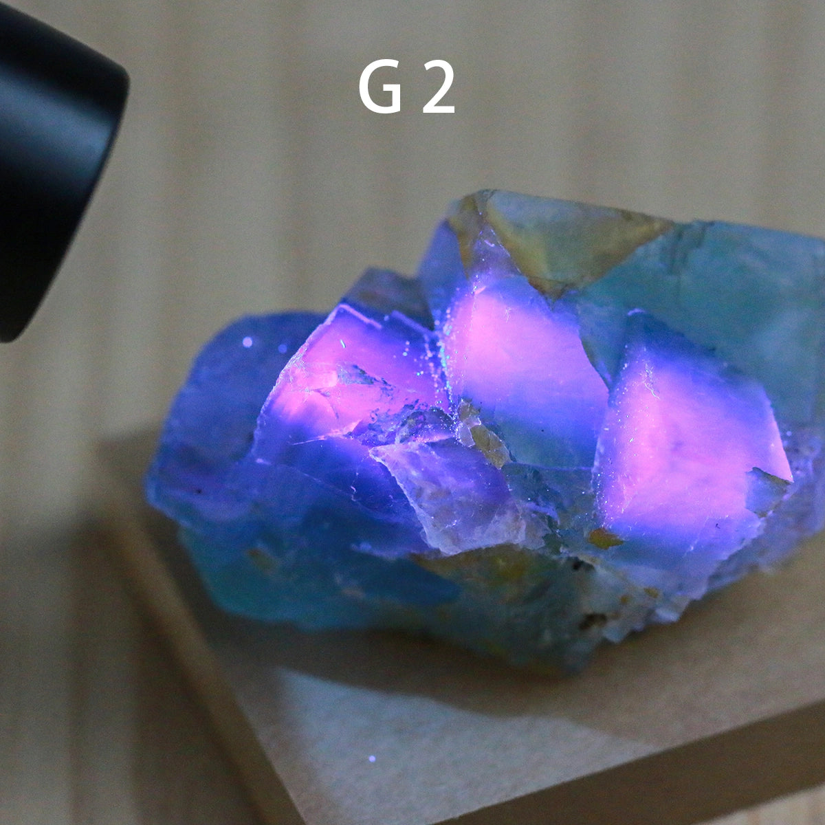 G2-Fluorite, apple green,raw stone, mineral specimen, collection, UV Reactive, Chakra