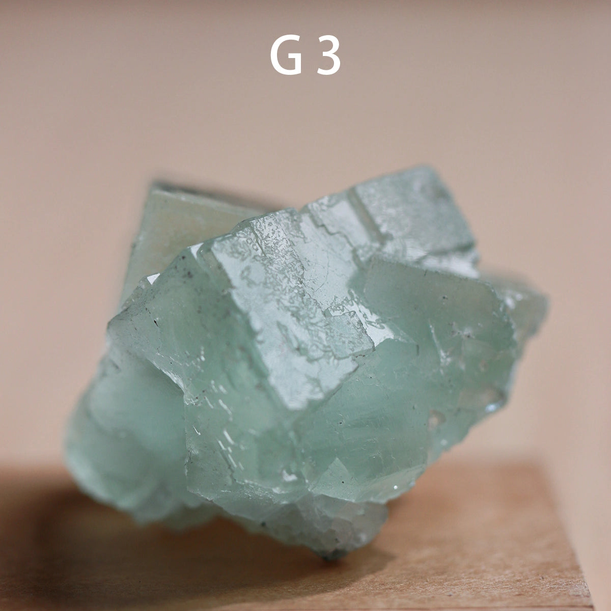 G3-Fluorite, QR code, raw stone, mineral specimen, collection, UV Reactive, Chakra