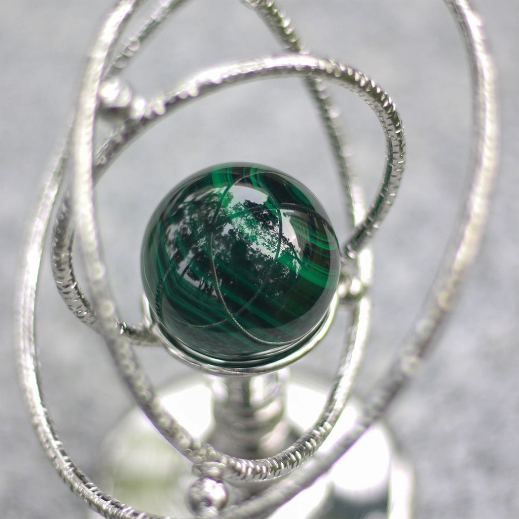 Planet Halo Crystal Ball Holder: Divination Tool, Home Decor,meditation ornament, crystal gift