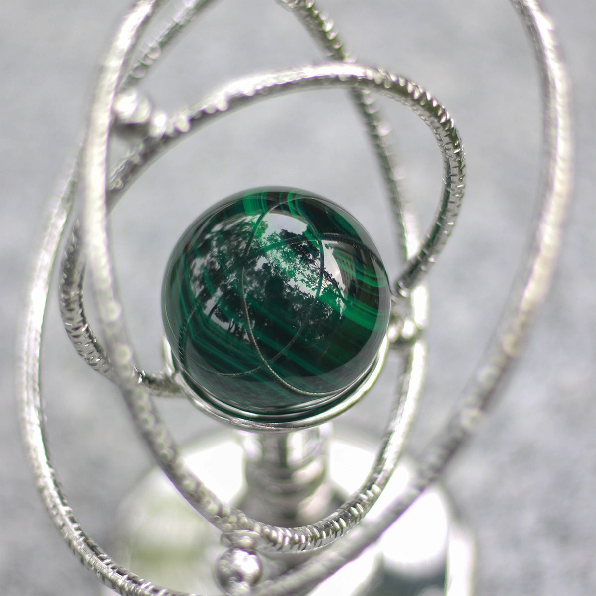 Planet Halo Crystal Ball Holder: Divination Tool, Home Decor,meditation ornament, crystal gift