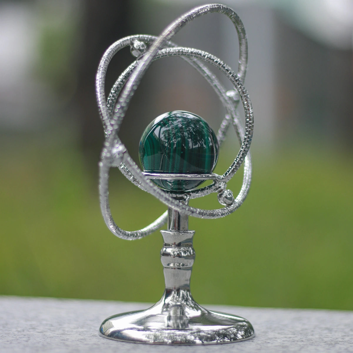 Planet Halo Crystal Ball Holder: Divination Tool, Home Decor,meditation ornament, crystal gift